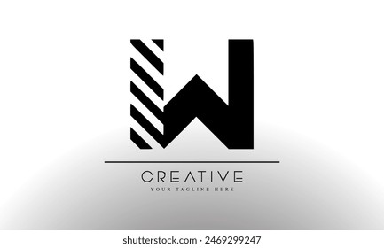 Letter W logo icon design template elements