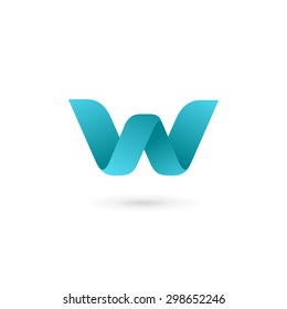 Letter W logo icon design template elements
