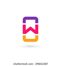 Letter W logo icon design template elements