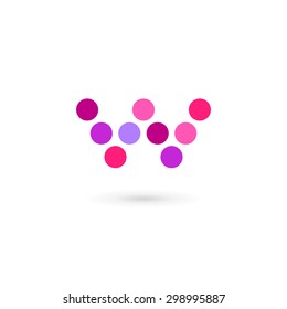 Letter W logo icon design template elements
