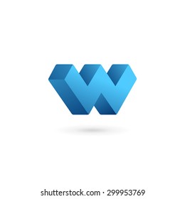 Letter W logo icon design template elements