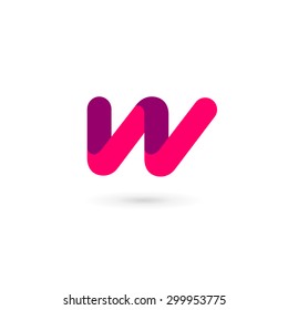 Letter W logo icon design template elements
