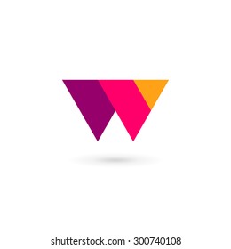 Letter W logo icon design template elements