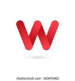 Letter W logo icon design template elements