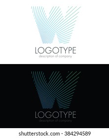 Letter W logo icon design template elements