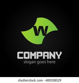 Letter w logo icon design template elements
