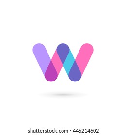 Letter W logo icon design template elements