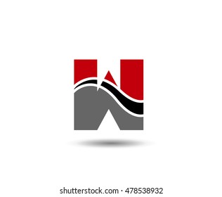 Letter w logo icon design template elements
