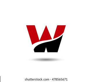 Letter W logo icon design template elements
