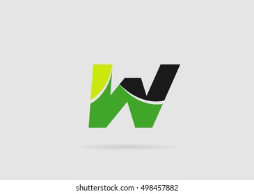 Letter W logo icon design template elements
