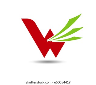 Letter W logo icon design template elements
