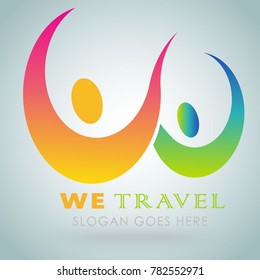 Letter W logo icon design.