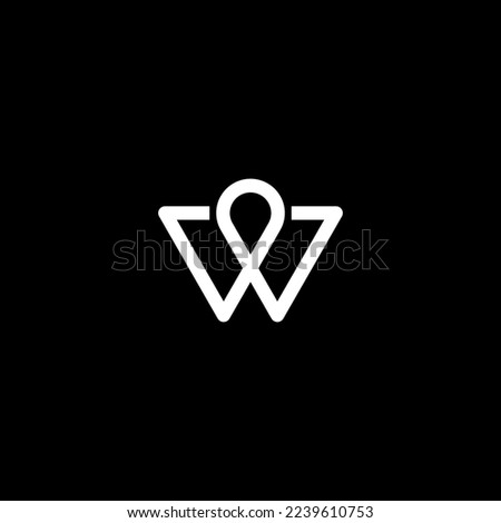 Letter W logo or icon design