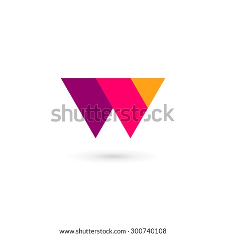 Letter W logo icon design template elements