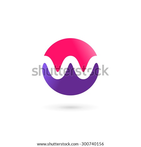 Letter W logo icon design template elements