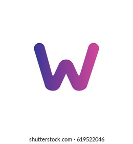 Letter W logo icon vector design template elements