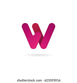 Letter W logo icon. Vector design template for your company.