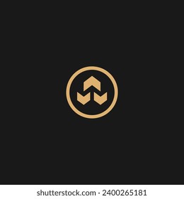 Letter W logo illustration icon concept,
