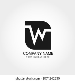 Letter W Logo Initial