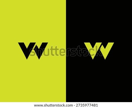 Letter W logo, W Letter mark logo, W Vector logo, W. 