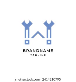 Letter W logo Modern Elegant Logotype Design Template.