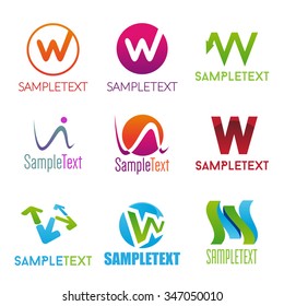letter w logo pack
