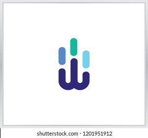 Letter W logo template