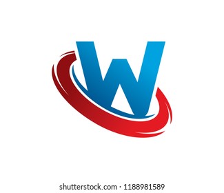 Letter W Logo Template Design Vector, Emblem, Concept Design, Creative Symbol, Icon