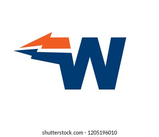 Letter W Logo Template Design Vector, Emblem, Concept Design, Creative Symbol, Icon