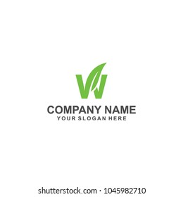 letter W logo vector