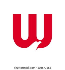 letter W logo vector.