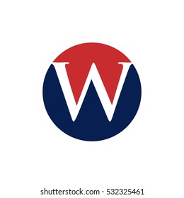 letter W logo vector