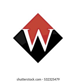 letter W logo vector