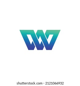 Letter W logo Vector Image