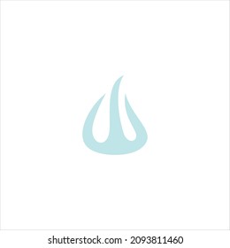letter w logo vector water template
