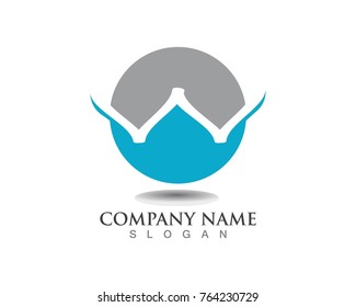 Letter W logos Template and symbols