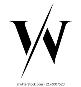 Letter W Luxury, Beauty and Fashion Logo Design . Monogram Letter W Logotype Design Vector Template