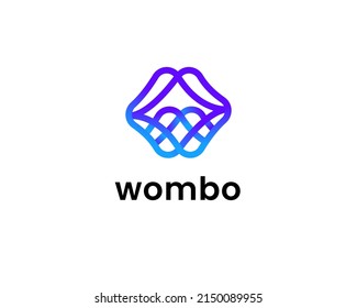 plantilla de diseño de logotipo de letra w y m