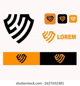 letter w m logo design vector