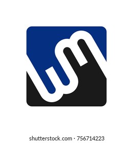 Letter W And M Vector Logo