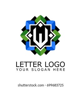 Letter W Media Logo