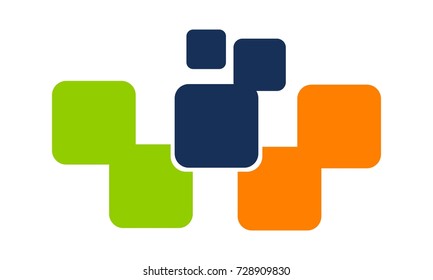 Letter W Modern Logo 