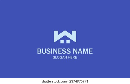 Letter W modern logo design template elements