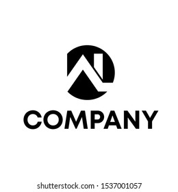 Letter W Modern Shape Logo Design Element