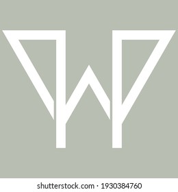 Letter W Monogram Logo Design