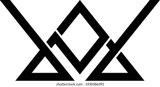 Letter W Monogram Logo Design