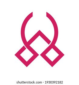 Letter W Monogram Logo Design