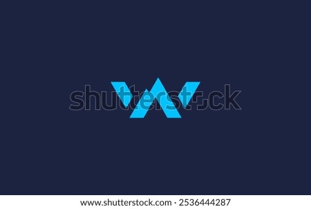 letter w mountain logo icon design vector design template inspiration