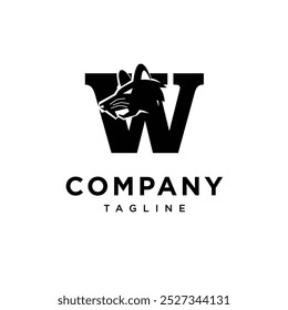 Letter W Mouse logo icon vector