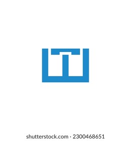 letter w phone shape simple logo vector 